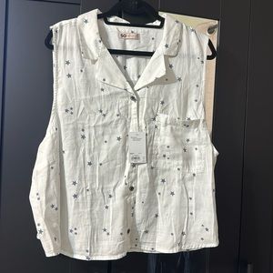 White  button down shirt